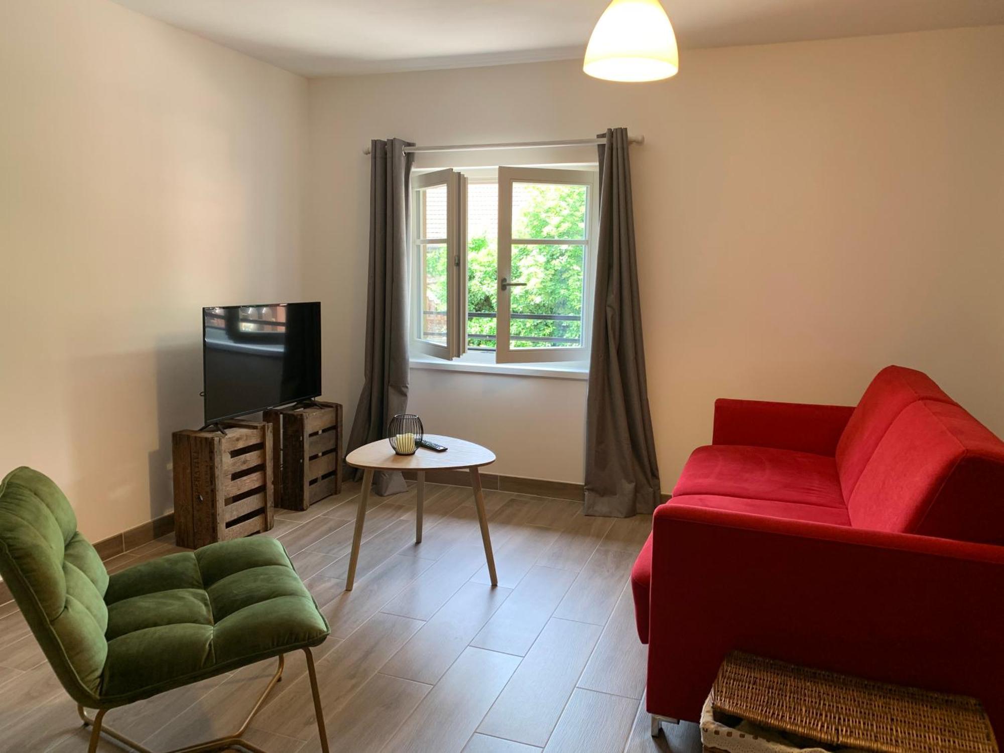 Doux Refuge Avec Terrasse Parking Gratuit Apartment เบบลองไฮม์ ภายนอก รูปภาพ